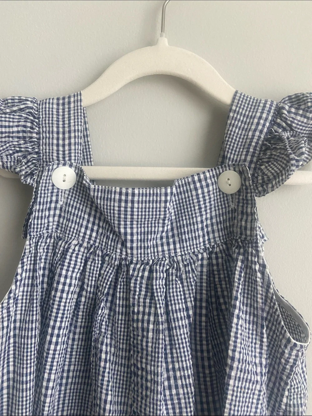 Vintage gingham strawberry dress girls size 5